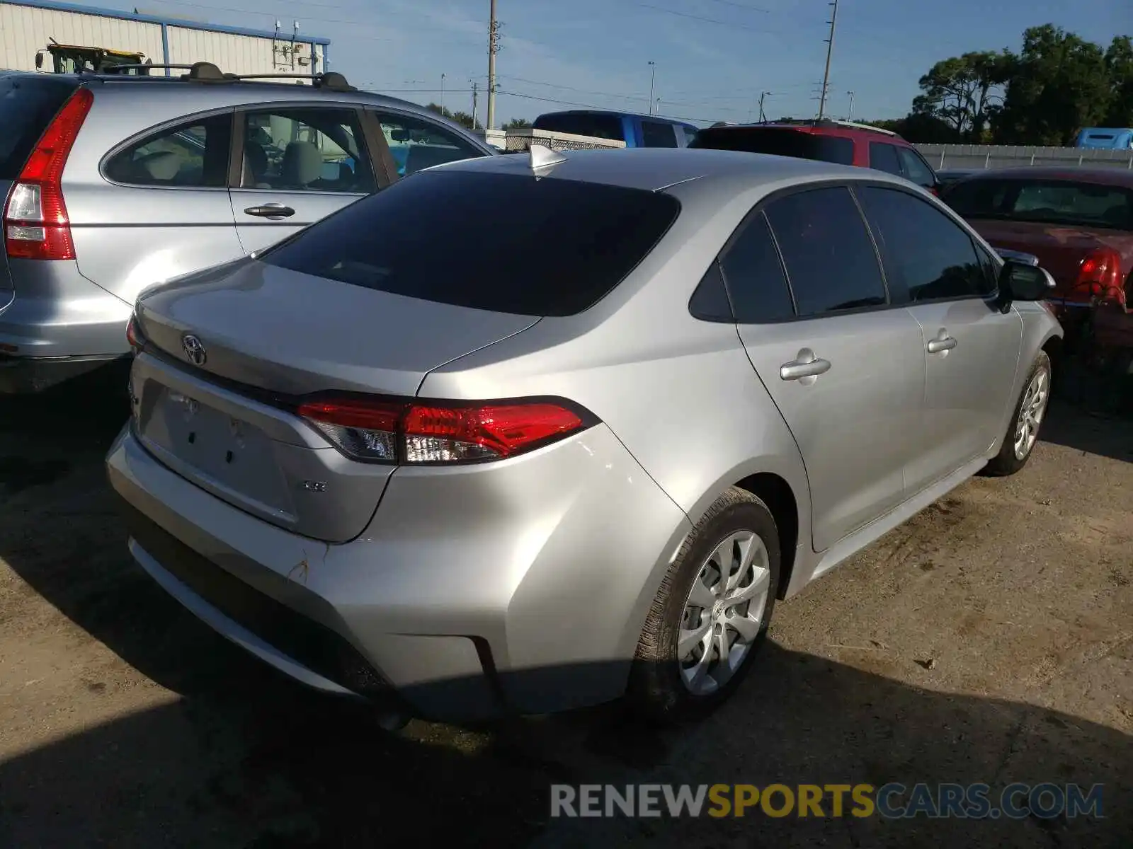 4 Photograph of a damaged car JTDEPMAE4MJ118765 TOYOTA COROLLA 2021