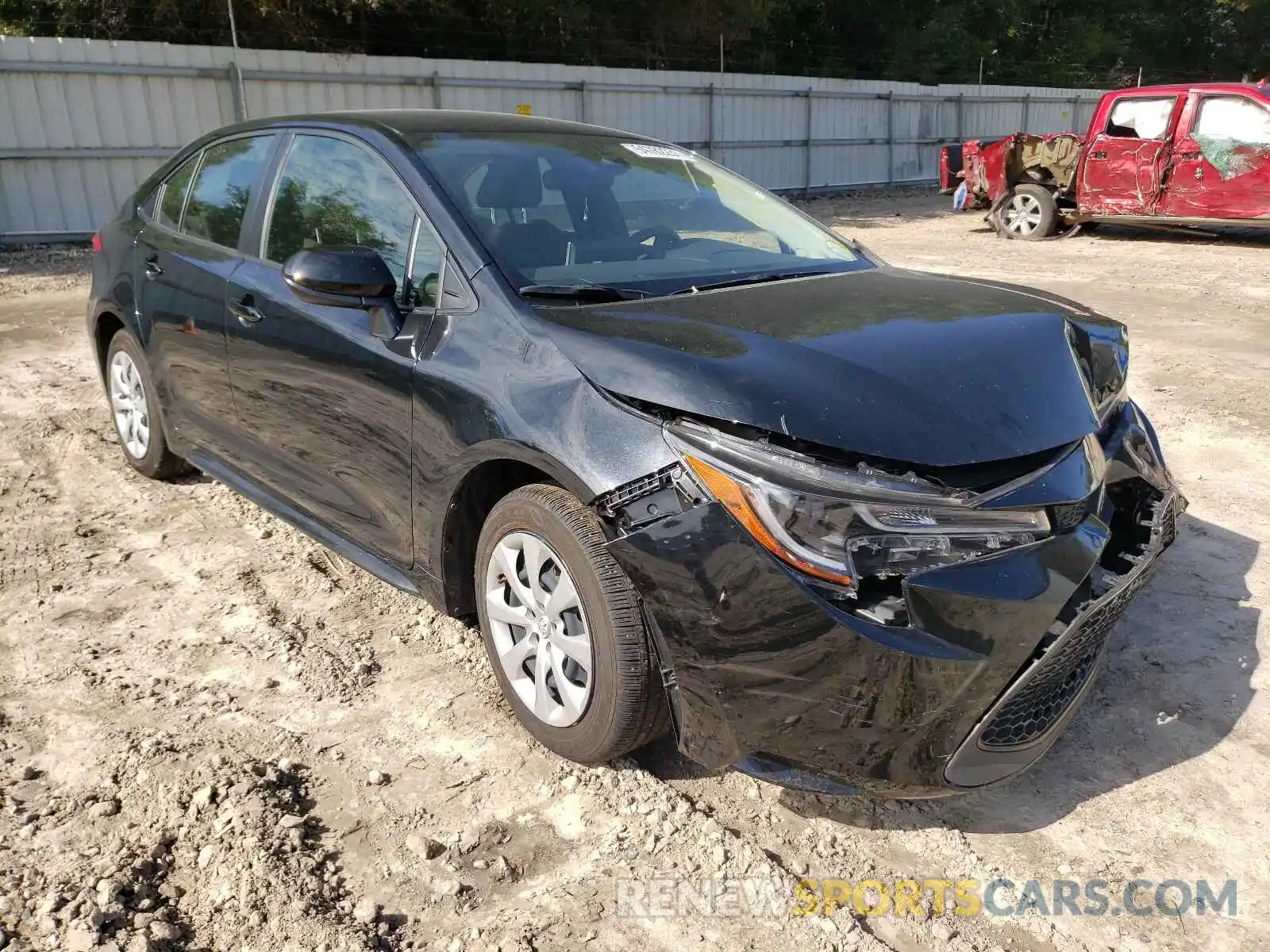 1 Photograph of a damaged car JTDEPMAE4MJ118958 TOYOTA COROLLA 2021