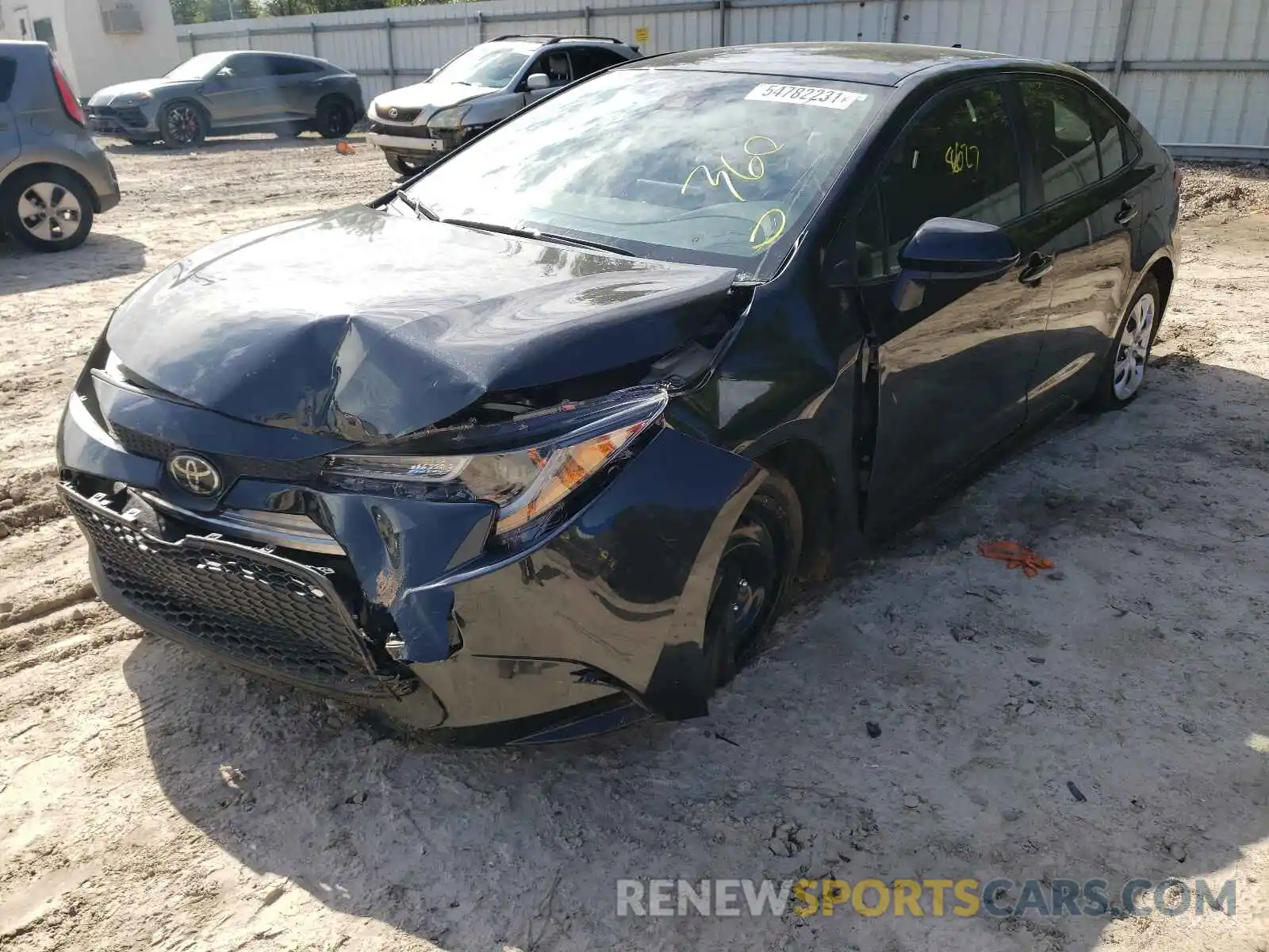 2 Photograph of a damaged car JTDEPMAE4MJ118958 TOYOTA COROLLA 2021