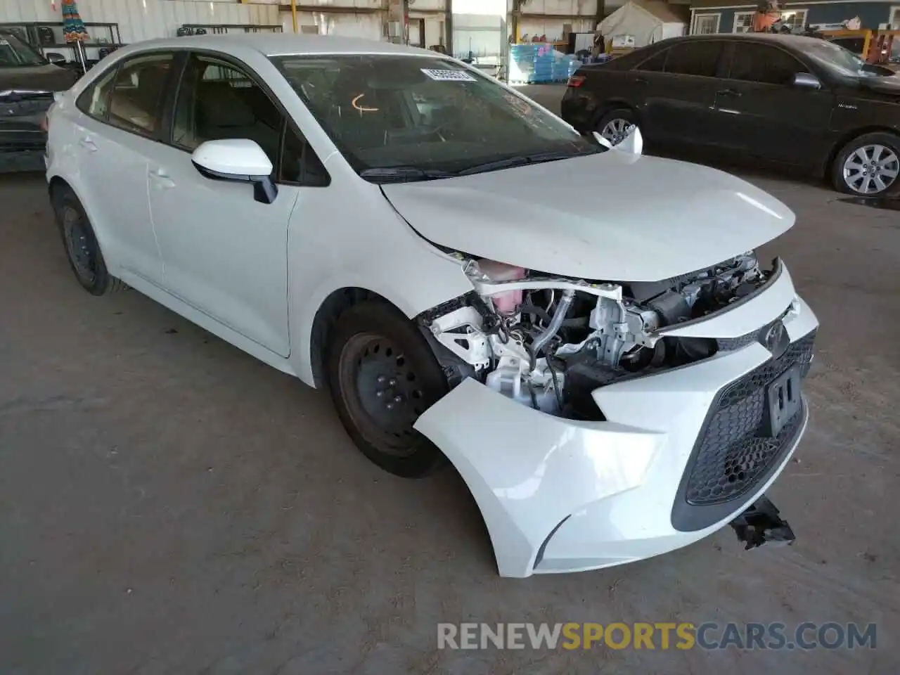 1 Photograph of a damaged car JTDEPMAE4MJ119365 TOYOTA COROLLA 2021