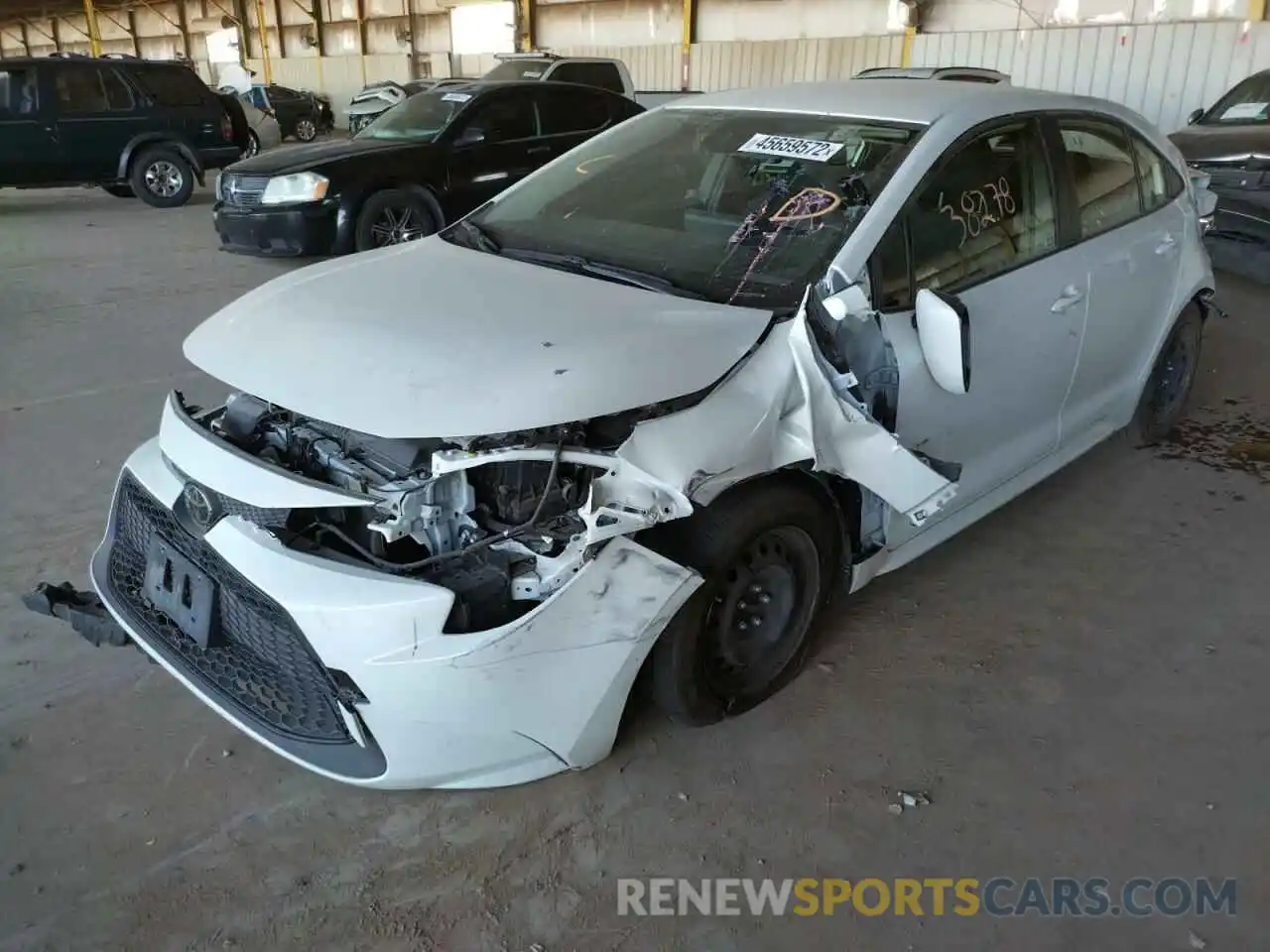 2 Photograph of a damaged car JTDEPMAE4MJ119365 TOYOTA COROLLA 2021