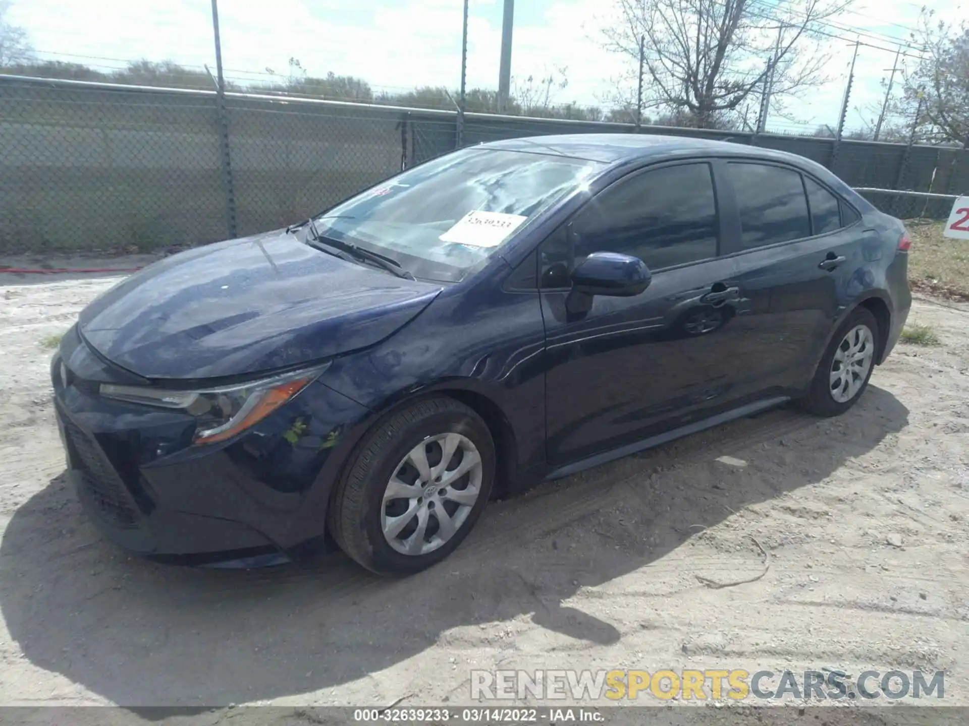 2 Photograph of a damaged car JTDEPMAE4MJ119916 TOYOTA COROLLA 2021