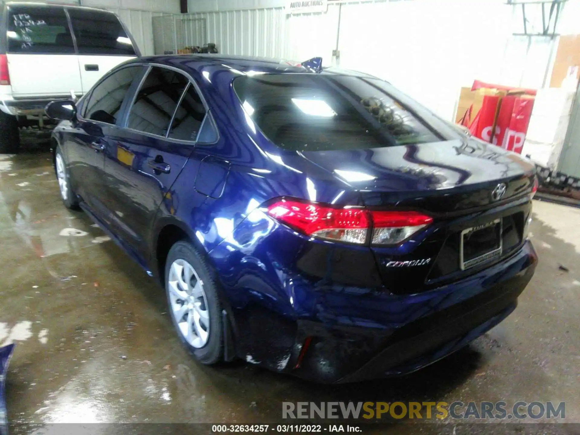 3 Photograph of a damaged car JTDEPMAE4MJ120256 TOYOTA COROLLA 2021