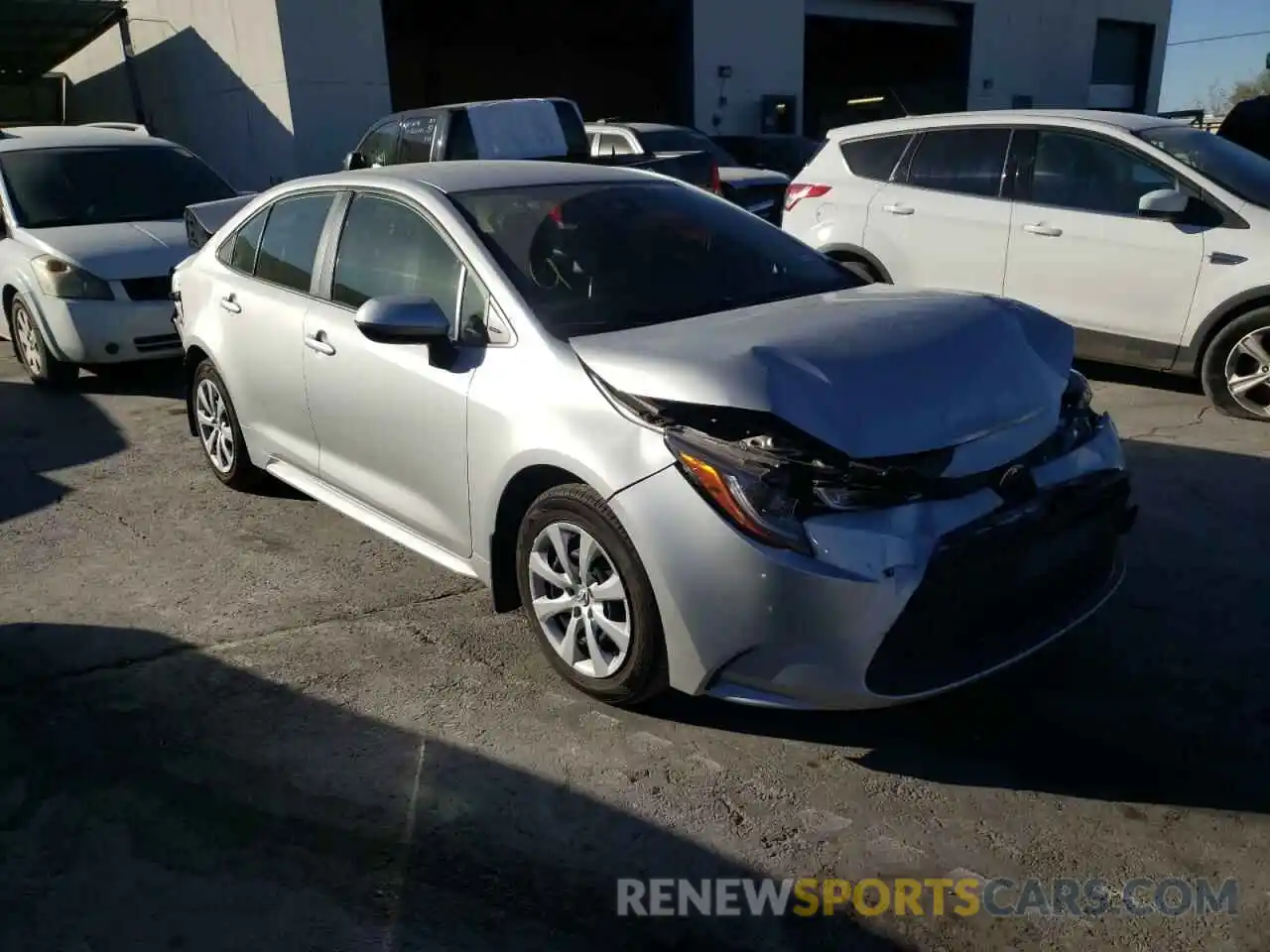 1 Photograph of a damaged car JTDEPMAE4MJ120905 TOYOTA COROLLA 2021