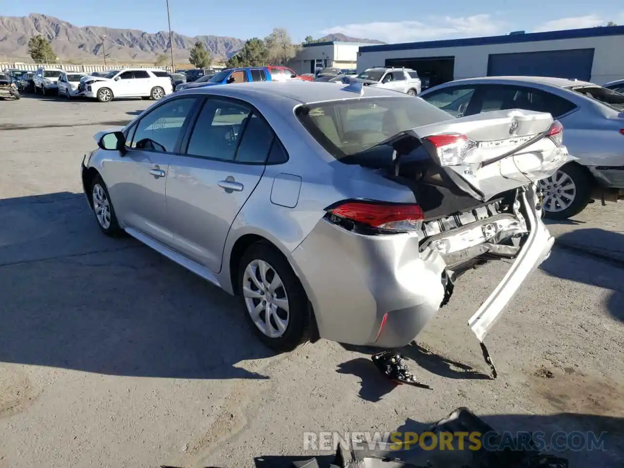 3 Photograph of a damaged car JTDEPMAE4MJ120905 TOYOTA COROLLA 2021