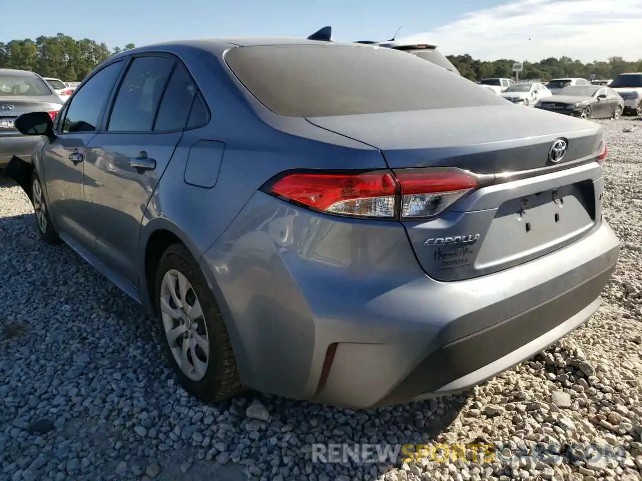 3 Photograph of a damaged car JTDEPMAE4MJ122749 TOYOTA COROLLA 2021