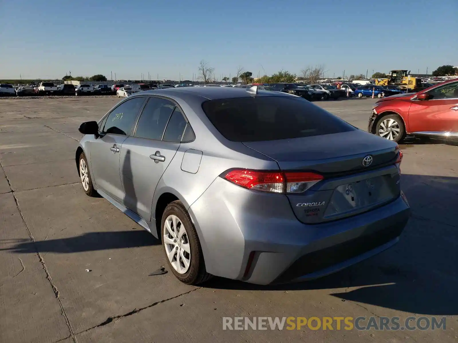 3 Photograph of a damaged car JTDEPMAE4MJ122833 TOYOTA COROLLA 2021