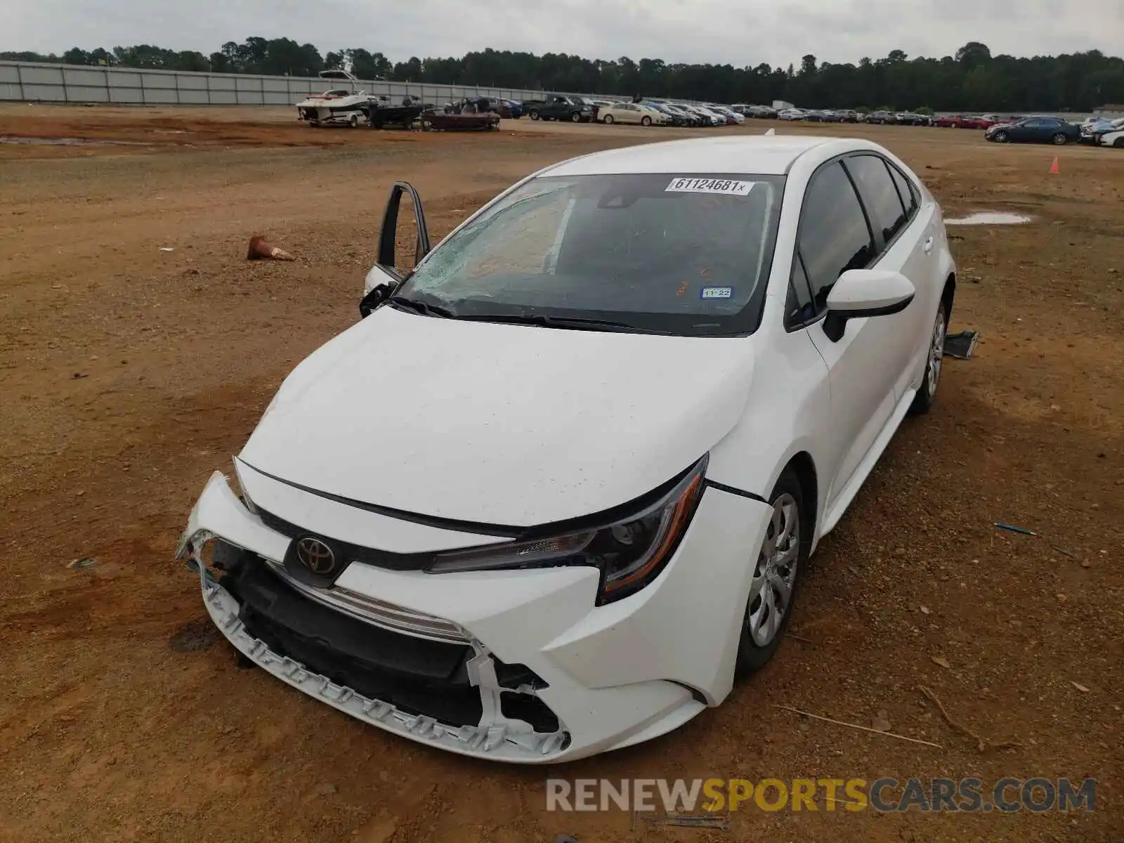 2 Photograph of a damaged car JTDEPMAE4MJ122931 TOYOTA COROLLA 2021