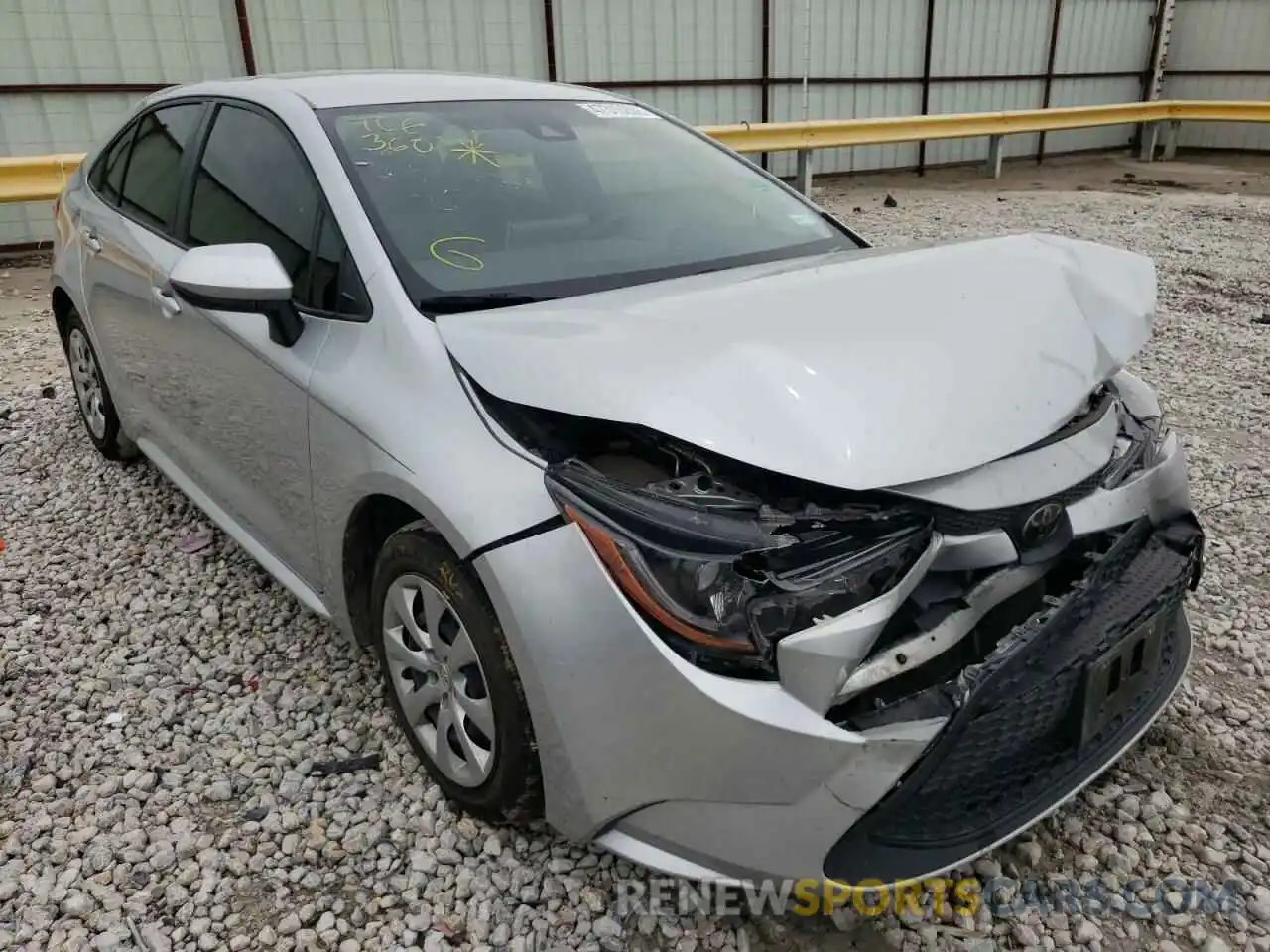 1 Photograph of a damaged car JTDEPMAE4MJ123030 TOYOTA COROLLA 2021