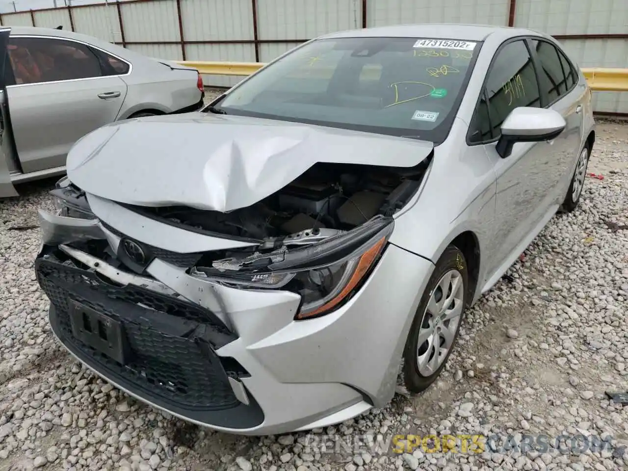 2 Photograph of a damaged car JTDEPMAE4MJ123030 TOYOTA COROLLA 2021