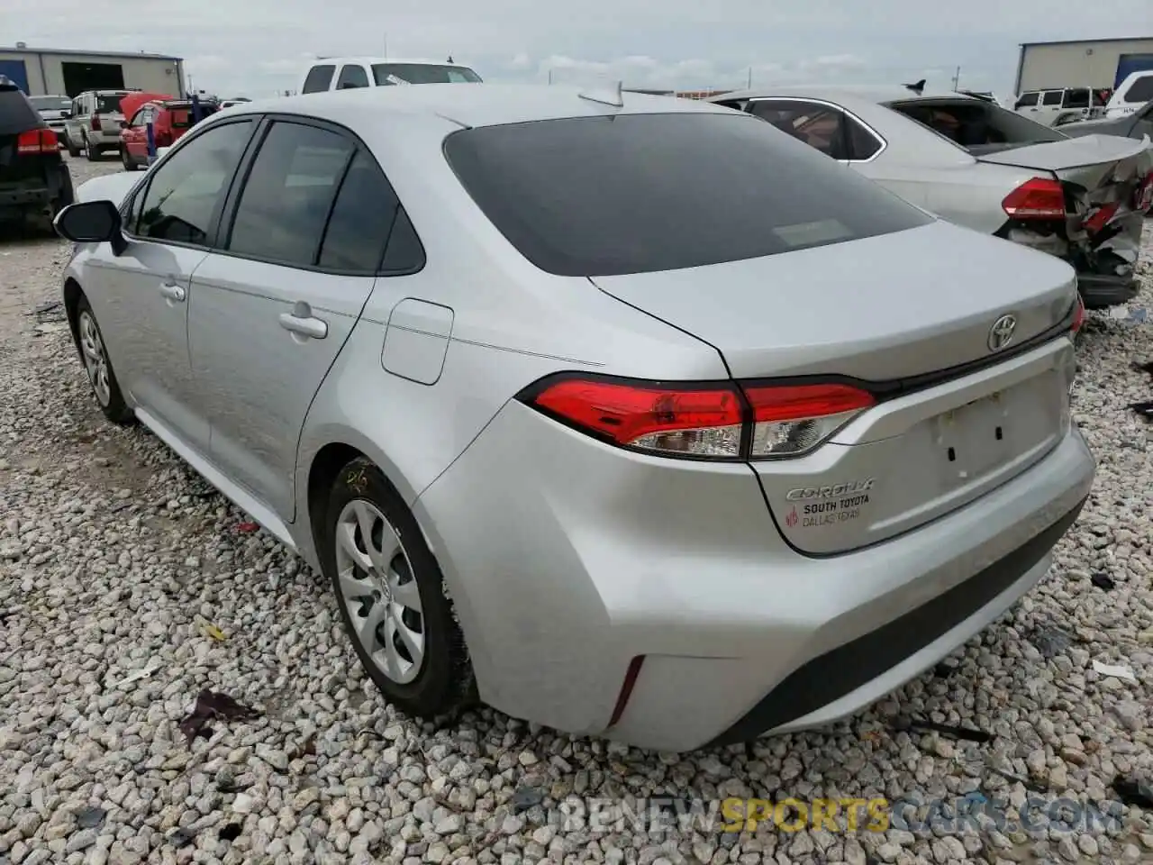 3 Photograph of a damaged car JTDEPMAE4MJ123030 TOYOTA COROLLA 2021