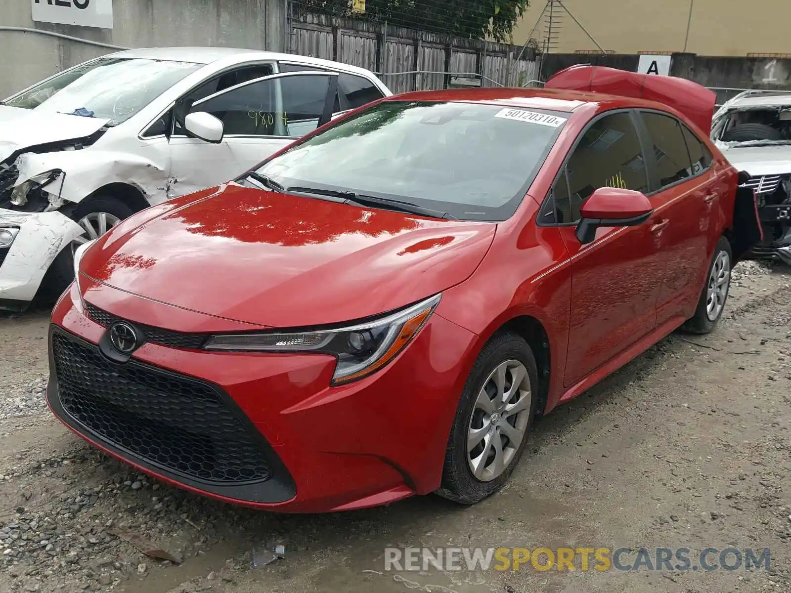 2 Photograph of a damaged car JTDEPMAE4MJ124257 TOYOTA COROLLA 2021