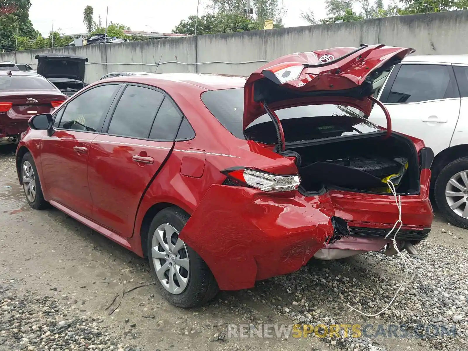 3 Photograph of a damaged car JTDEPMAE4MJ124257 TOYOTA COROLLA 2021