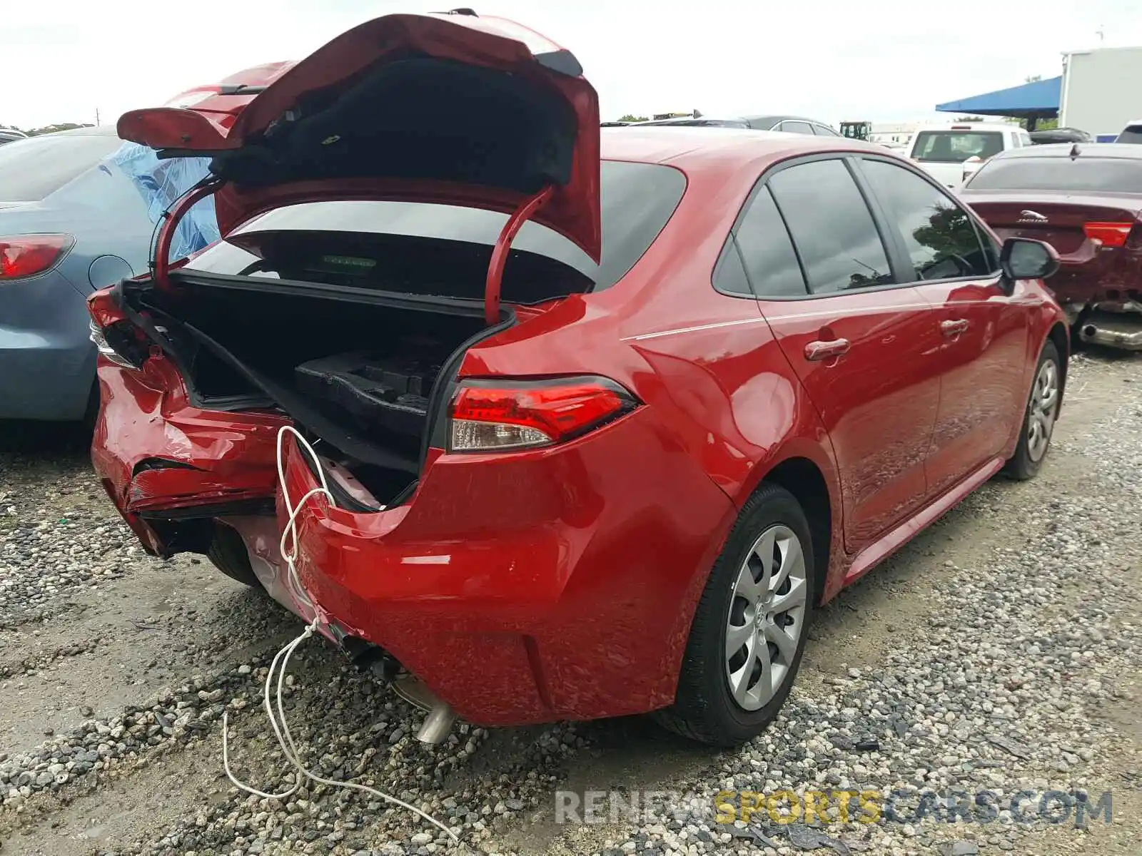 4 Photograph of a damaged car JTDEPMAE4MJ124257 TOYOTA COROLLA 2021