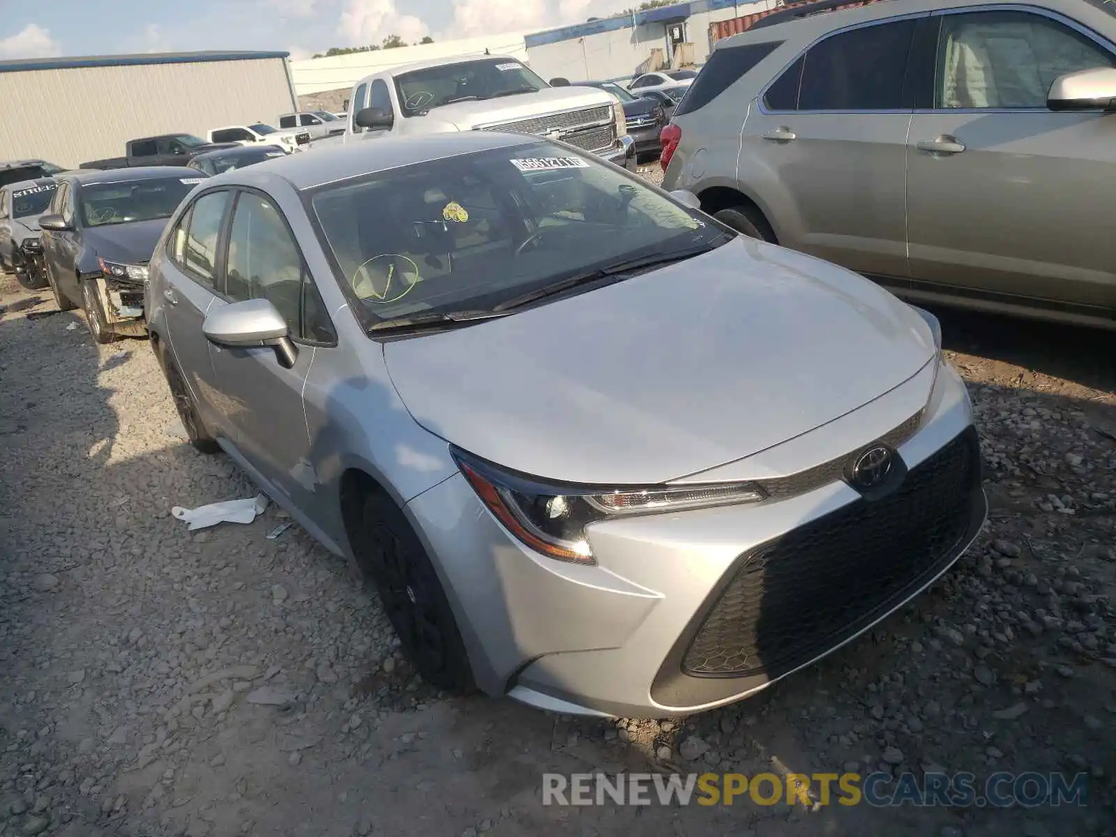 1 Photograph of a damaged car JTDEPMAE4MJ124680 TOYOTA COROLLA 2021