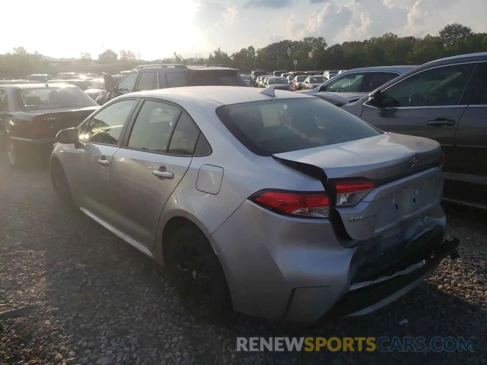 3 Photograph of a damaged car JTDEPMAE4MJ124680 TOYOTA COROLLA 2021