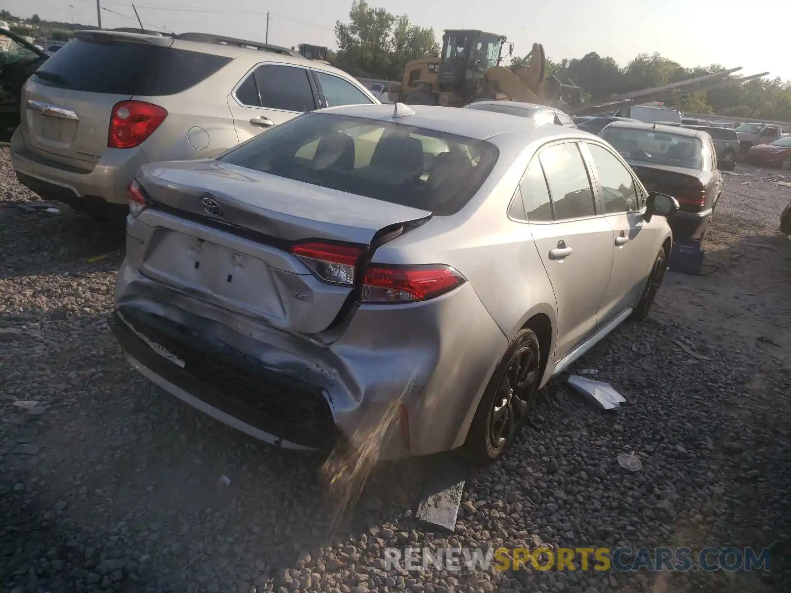 4 Photograph of a damaged car JTDEPMAE4MJ124680 TOYOTA COROLLA 2021