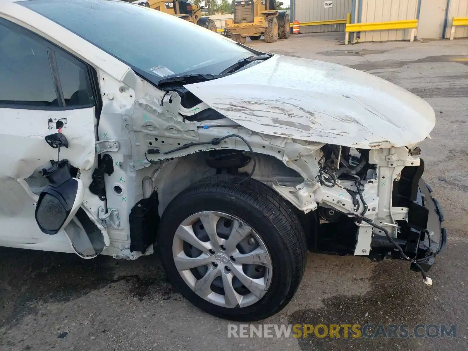 9 Photograph of a damaged car JTDEPMAE4MJ125182 TOYOTA COROLLA 2021