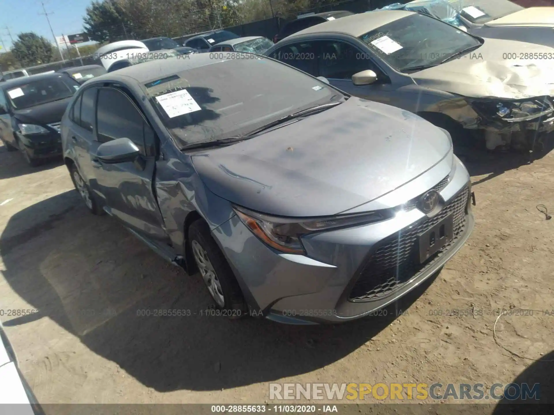 1 Photograph of a damaged car JTDEPMAE4MJ126395 TOYOTA COROLLA 2021