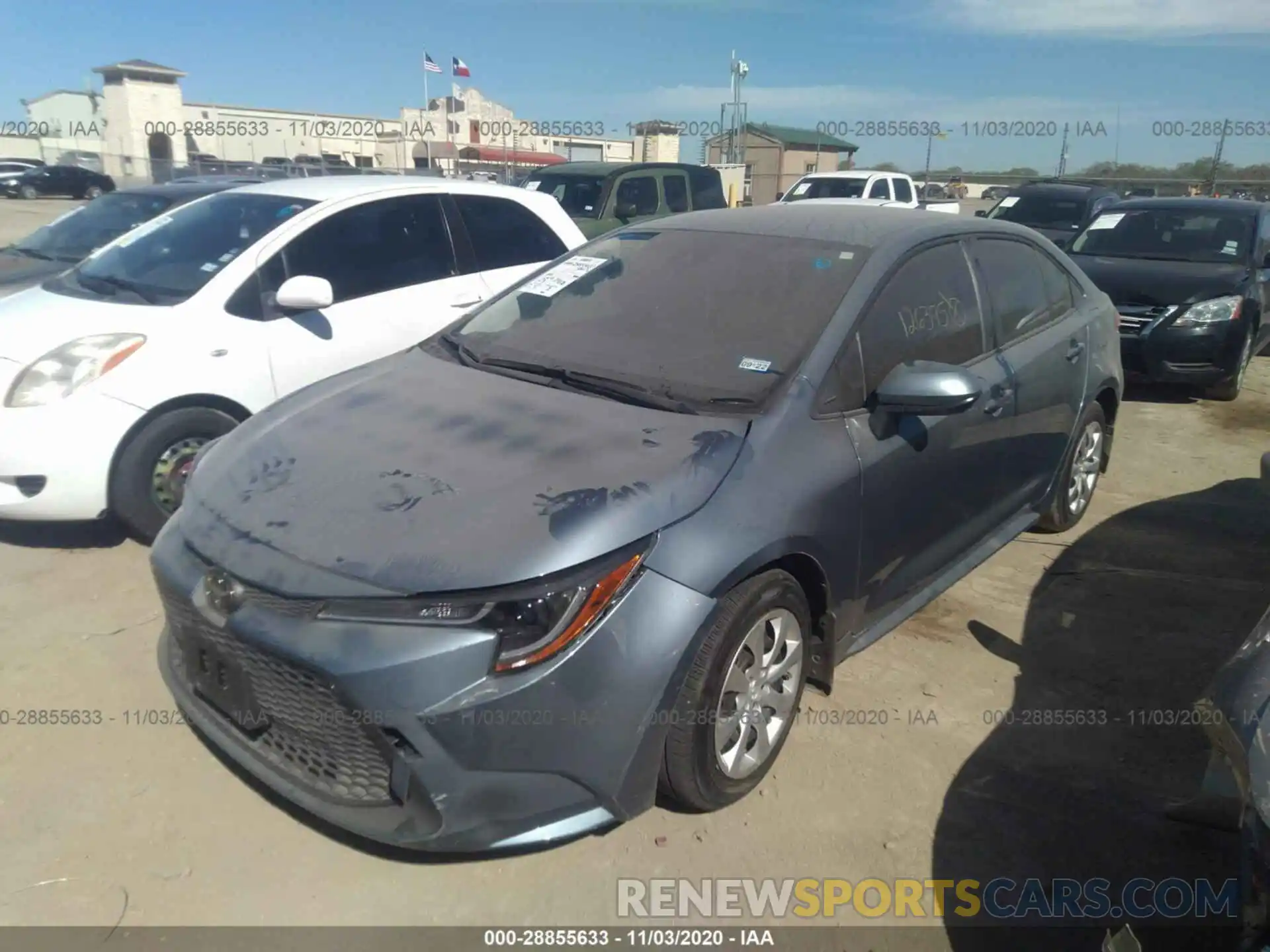 2 Photograph of a damaged car JTDEPMAE4MJ126395 TOYOTA COROLLA 2021