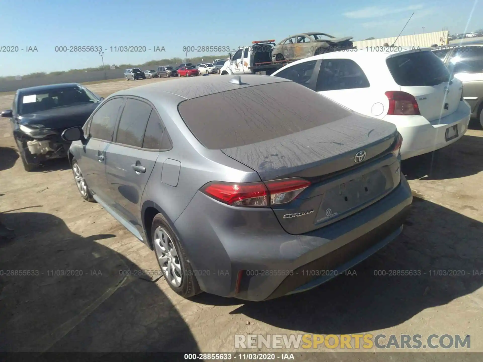 3 Photograph of a damaged car JTDEPMAE4MJ126395 TOYOTA COROLLA 2021