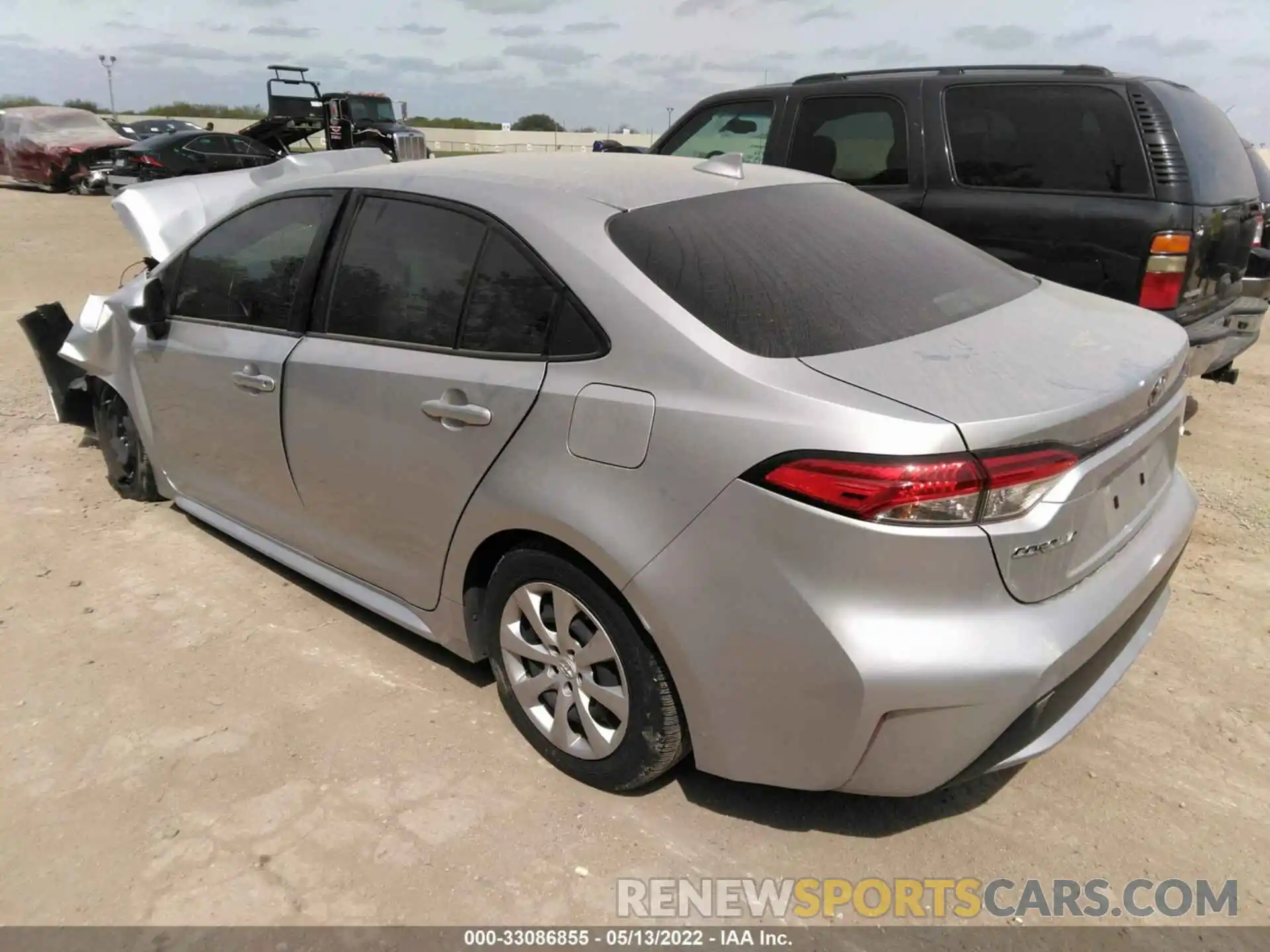 3 Photograph of a damaged car JTDEPMAE4MJ126610 TOYOTA COROLLA 2021