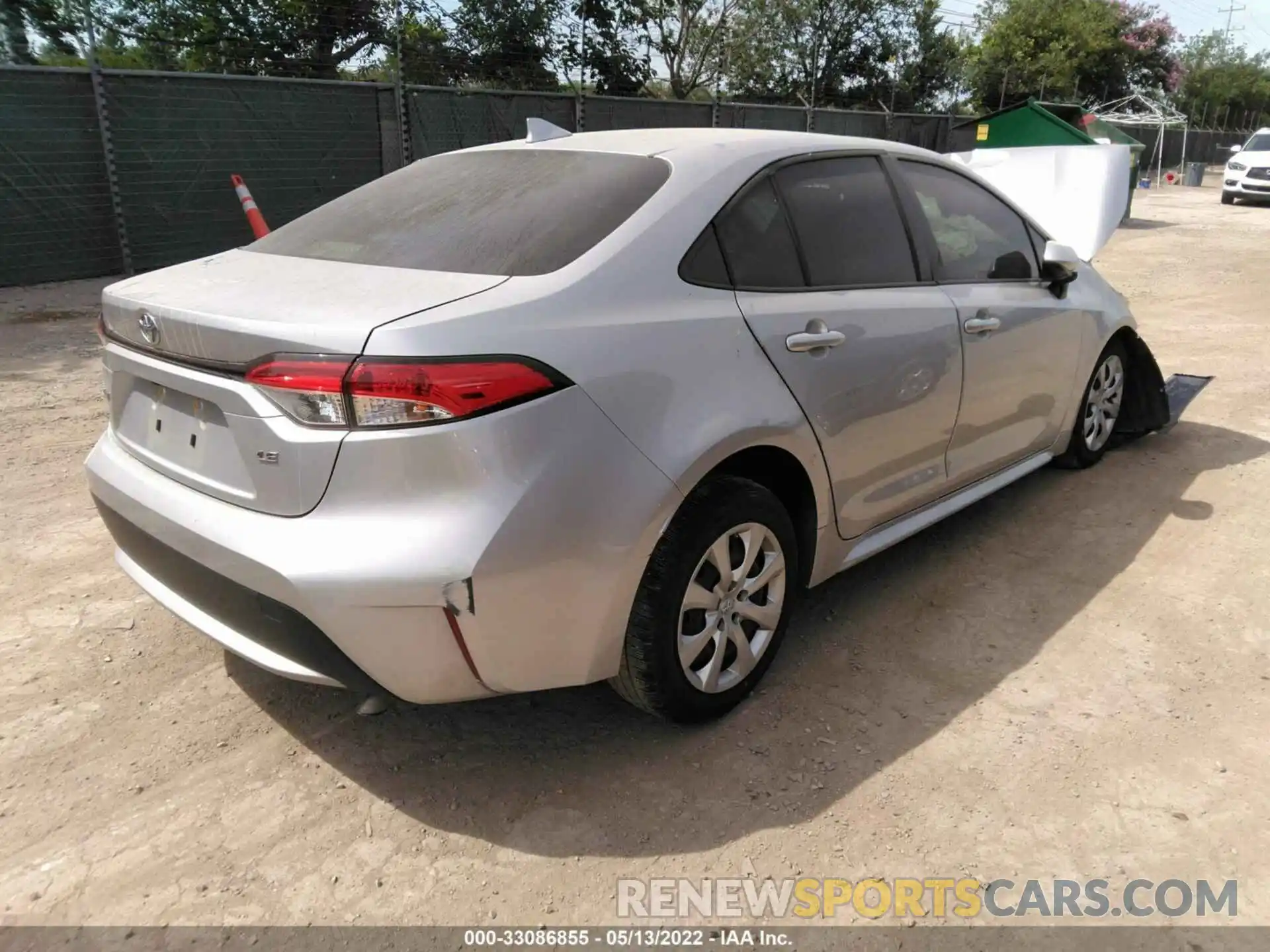 4 Photograph of a damaged car JTDEPMAE4MJ126610 TOYOTA COROLLA 2021