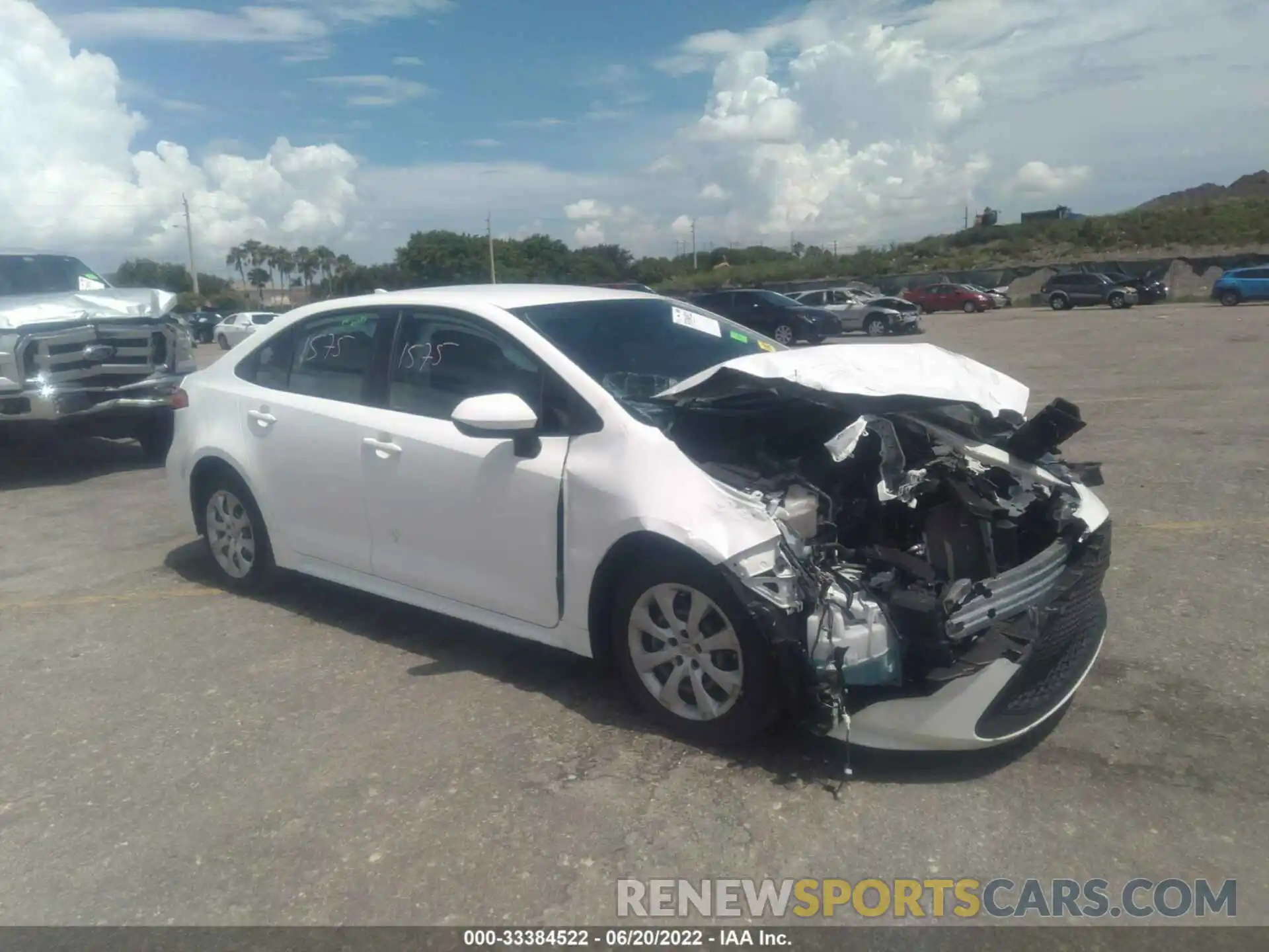 1 Photograph of a damaged car JTDEPMAE4MJ126977 TOYOTA COROLLA 2021