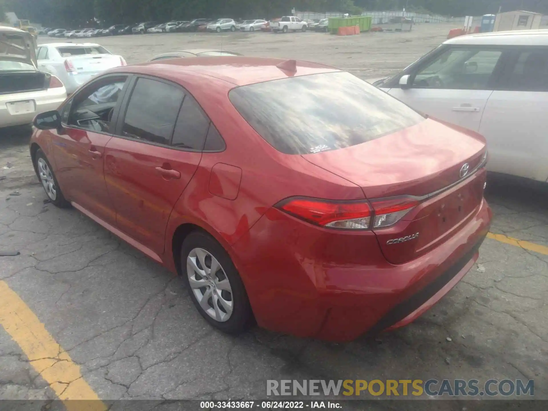 3 Photograph of a damaged car JTDEPMAE4MJ127076 TOYOTA COROLLA 2021