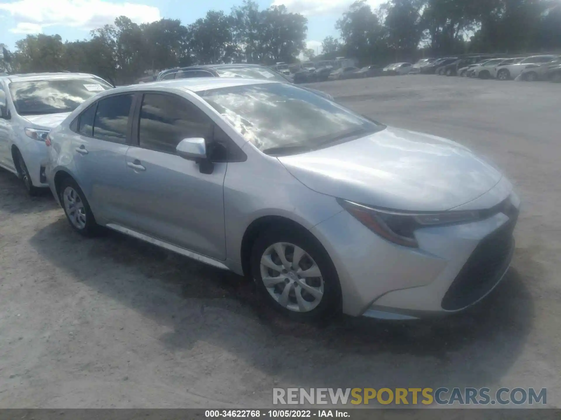 1 Photograph of a damaged car JTDEPMAE4MJ127157 TOYOTA COROLLA 2021