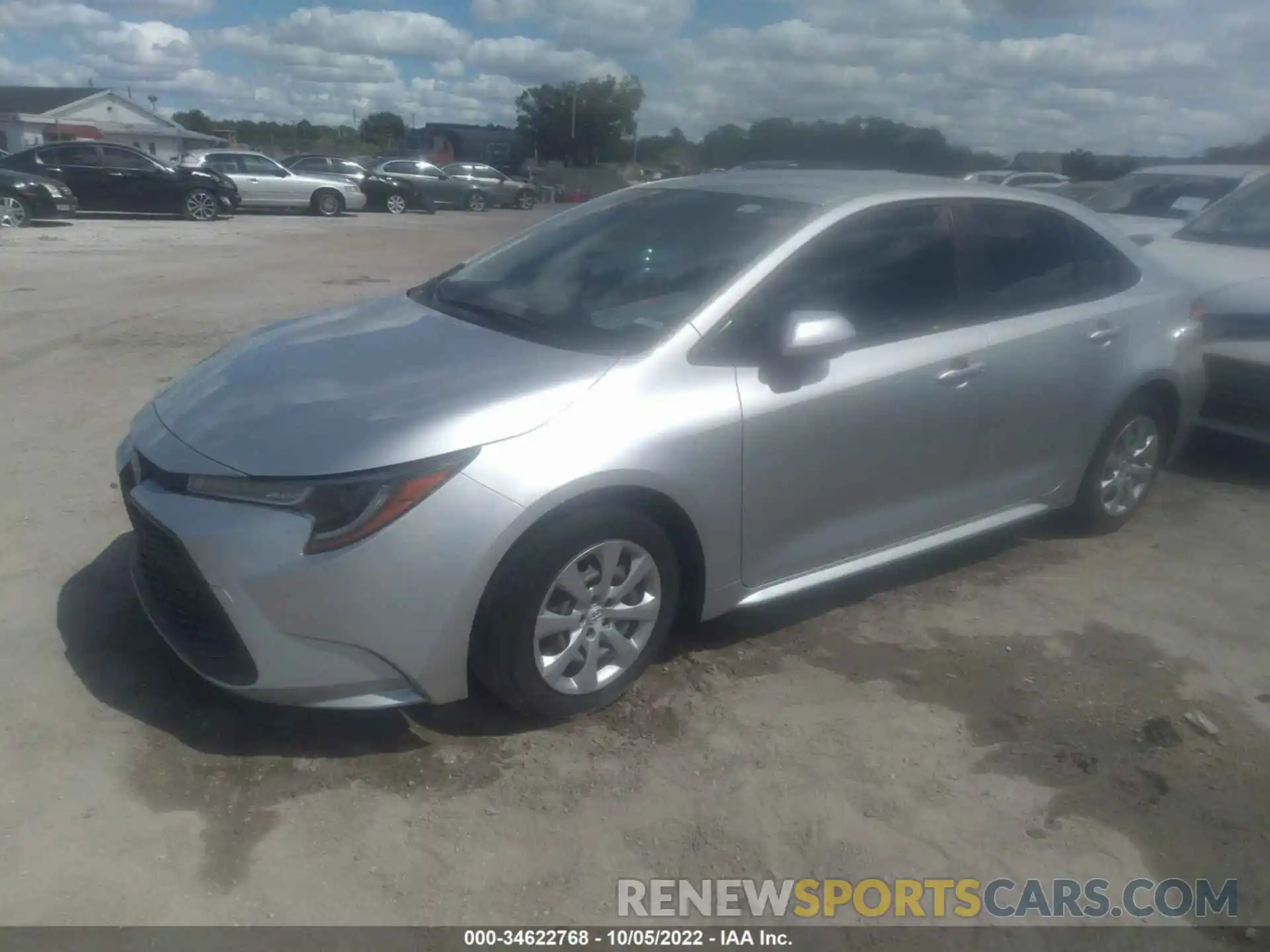 2 Photograph of a damaged car JTDEPMAE4MJ127157 TOYOTA COROLLA 2021