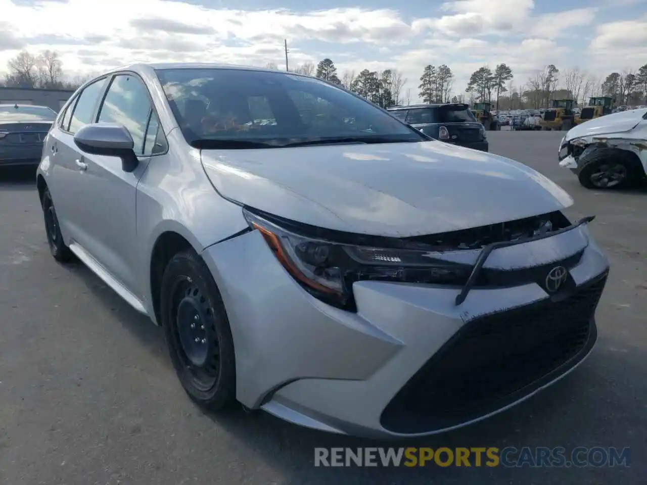 1 Photograph of a damaged car JTDEPMAE4MJ127188 TOYOTA COROLLA 2021