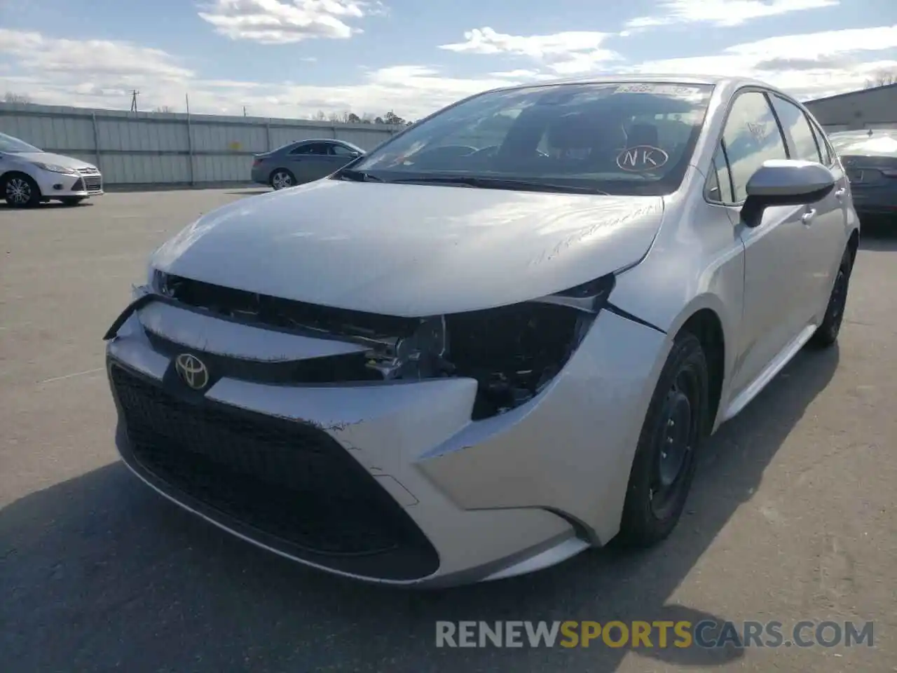 2 Photograph of a damaged car JTDEPMAE4MJ127188 TOYOTA COROLLA 2021