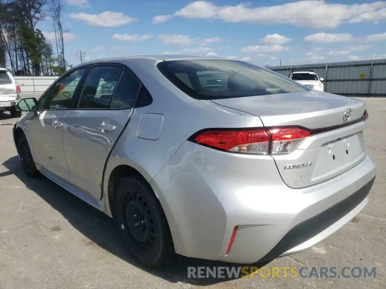 3 Photograph of a damaged car JTDEPMAE4MJ127188 TOYOTA COROLLA 2021