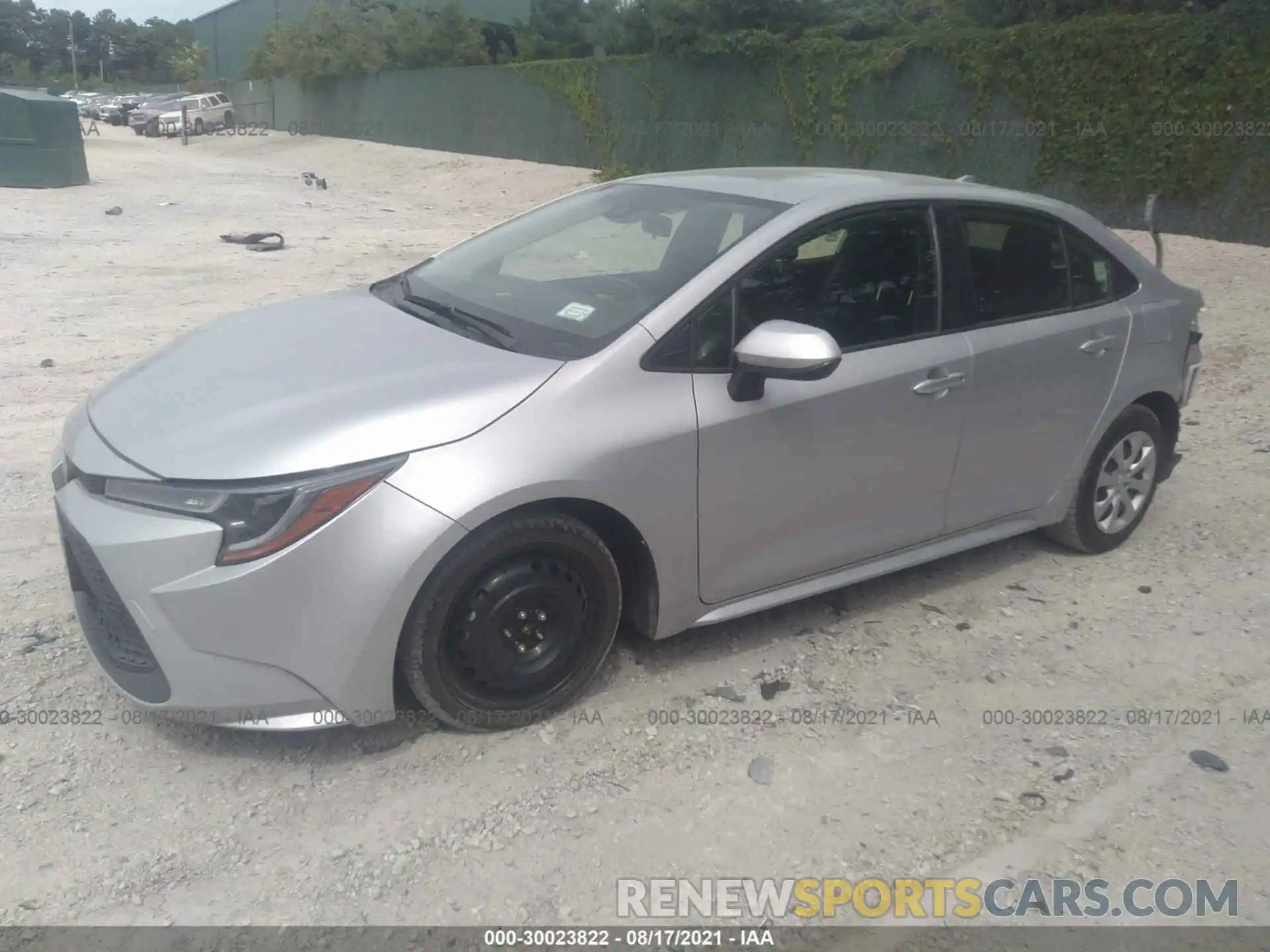 2 Photograph of a damaged car JTDEPMAE4MJ127546 TOYOTA COROLLA 2021