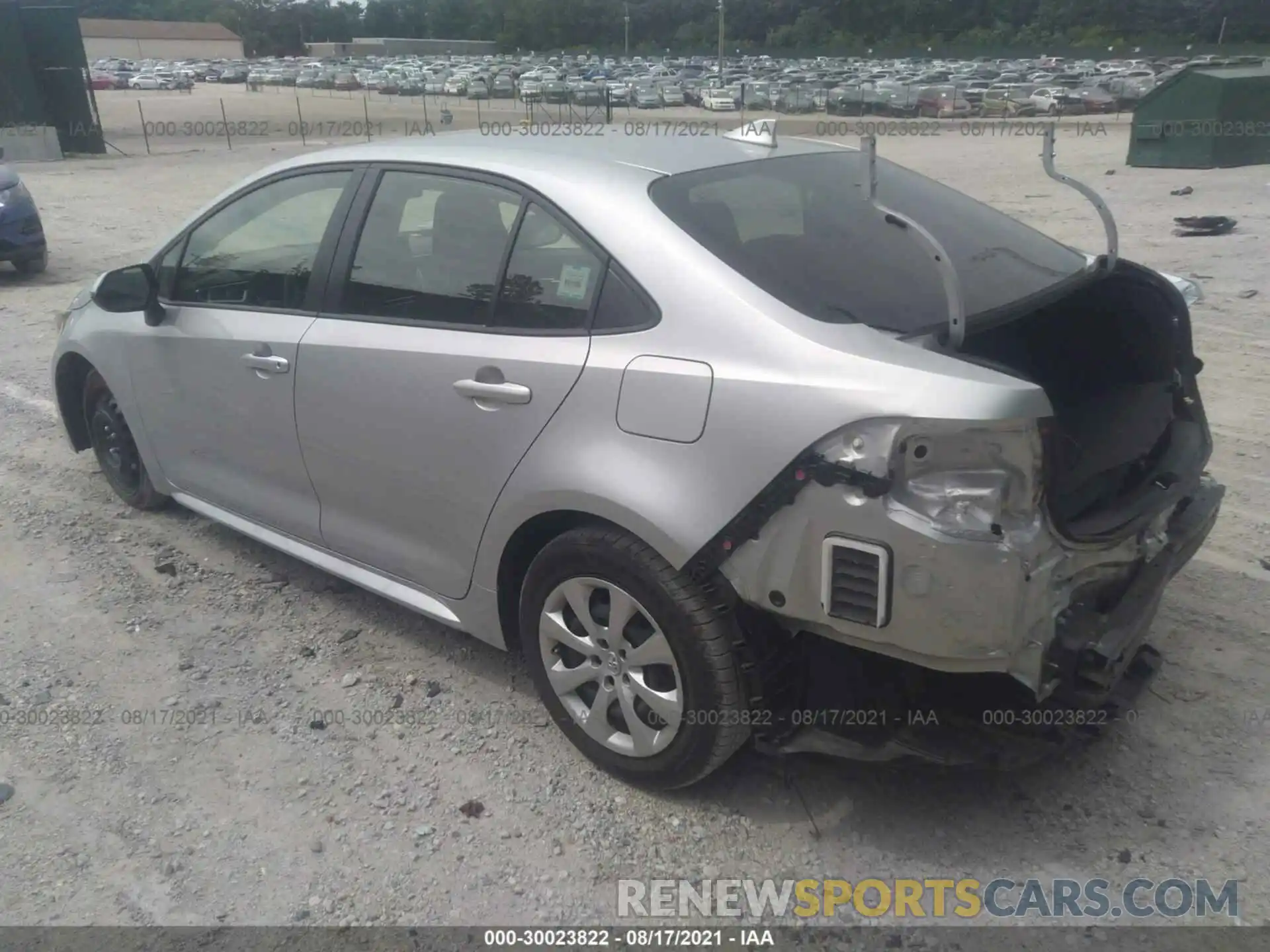 3 Photograph of a damaged car JTDEPMAE4MJ127546 TOYOTA COROLLA 2021