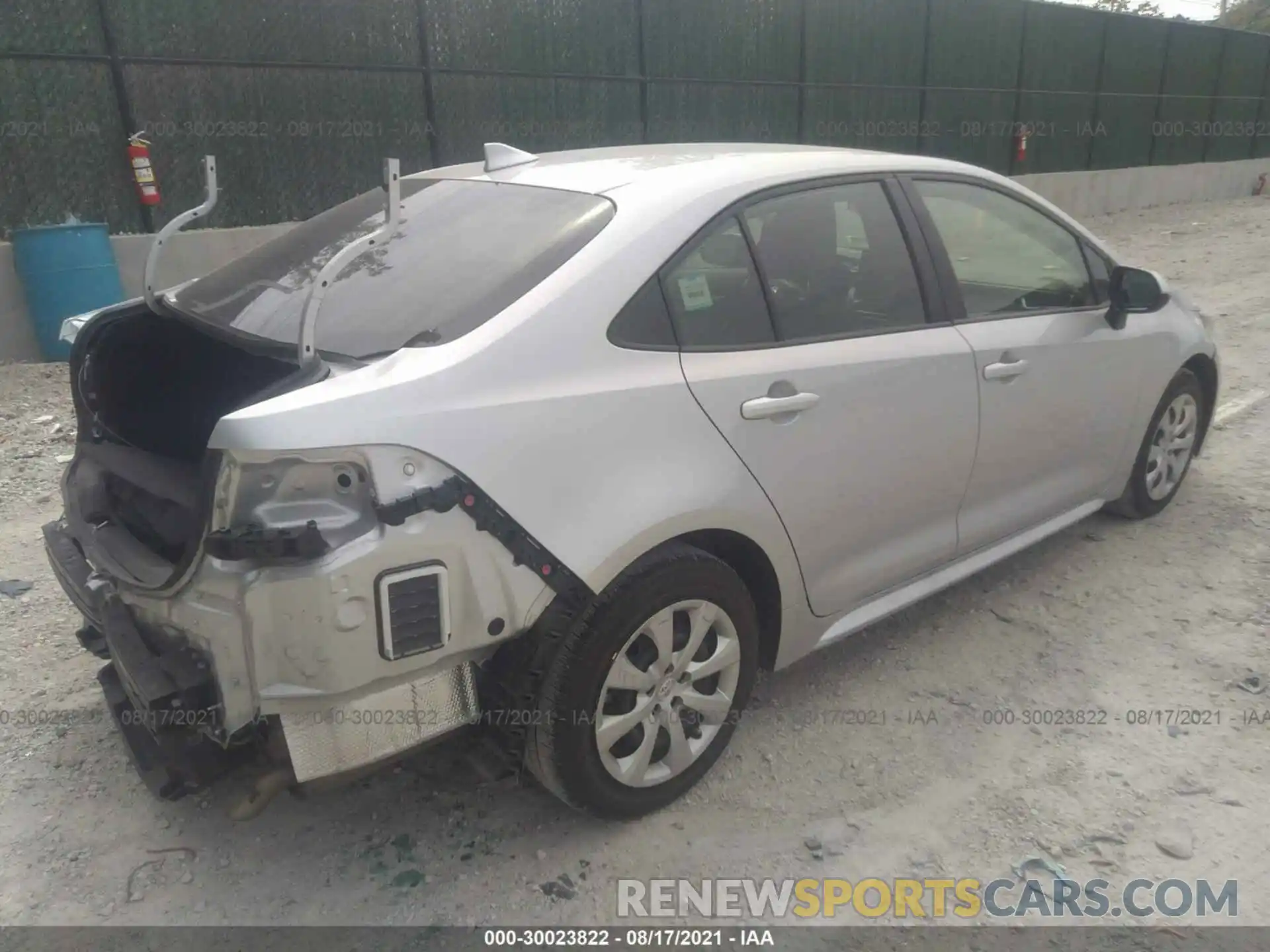 4 Photograph of a damaged car JTDEPMAE4MJ127546 TOYOTA COROLLA 2021