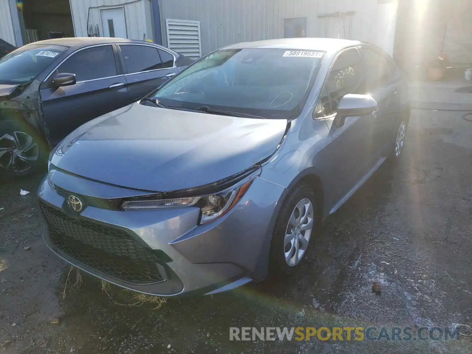 2 Photograph of a damaged car JTDEPMAE4MJ128020 TOYOTA COROLLA 2021