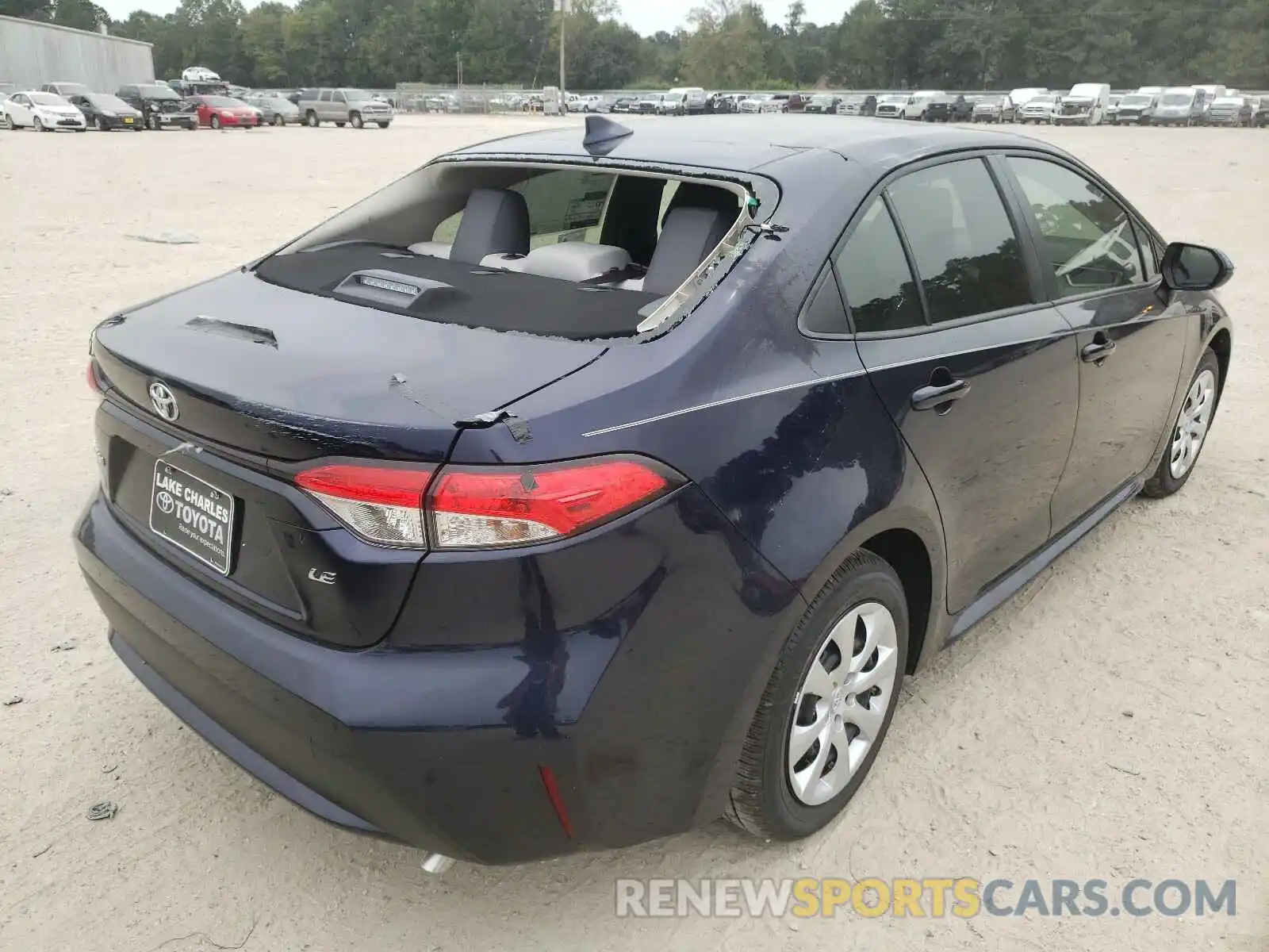 4 Photograph of a damaged car JTDEPMAE4MJ128079 TOYOTA COROLLA 2021