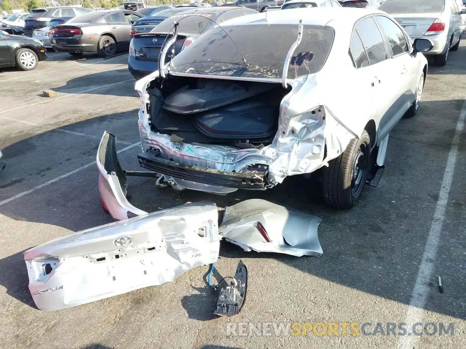 4 Photograph of a damaged car JTDEPMAE4MJ128826 TOYOTA COROLLA 2021