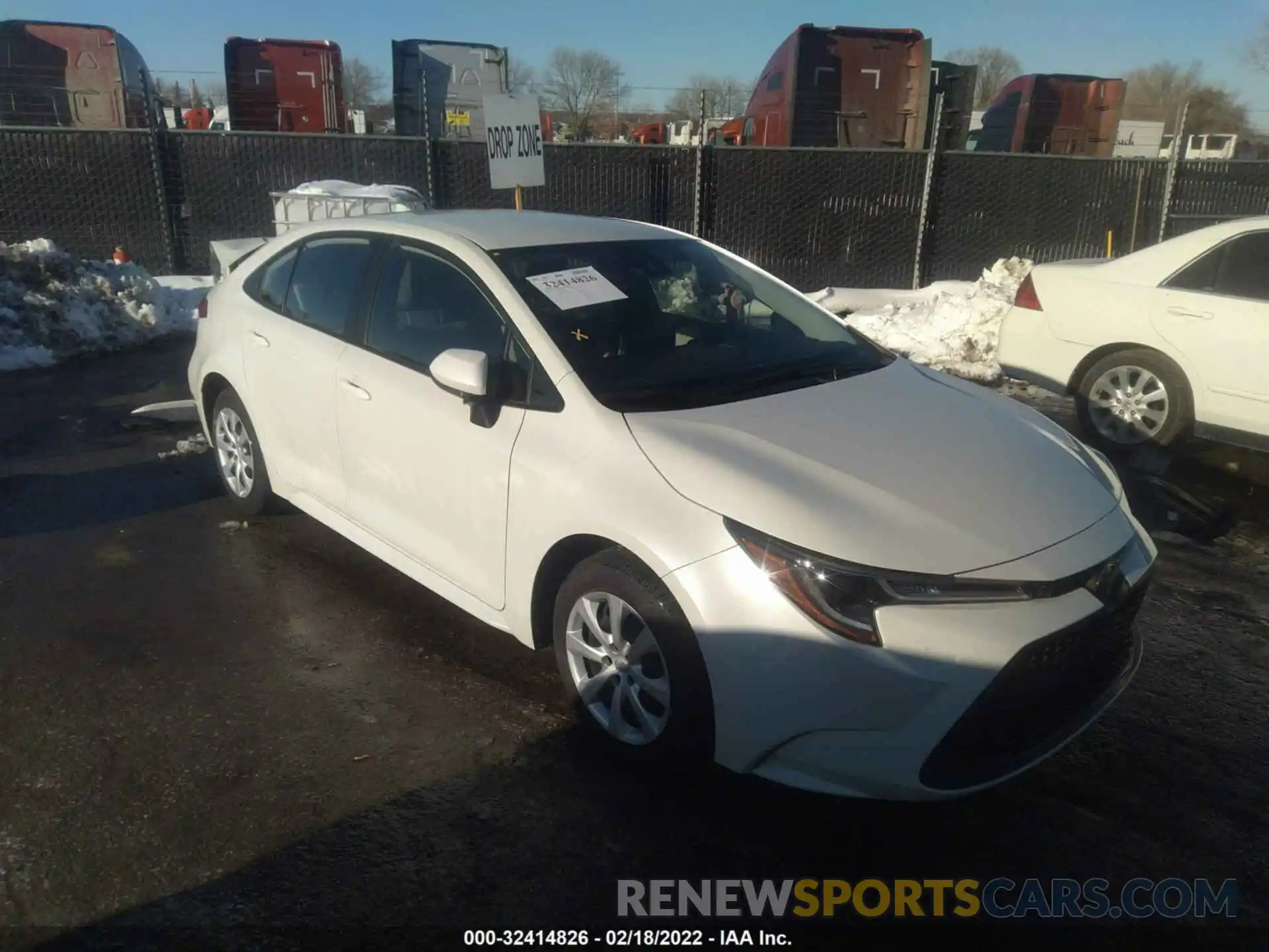 1 Photograph of a damaged car JTDEPMAE4MJ129958 TOYOTA COROLLA 2021