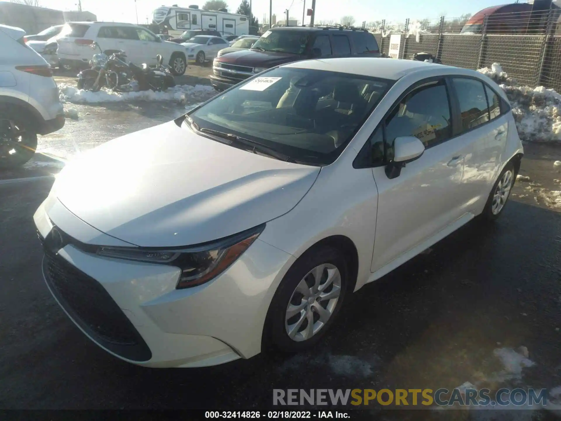 2 Photograph of a damaged car JTDEPMAE4MJ129958 TOYOTA COROLLA 2021