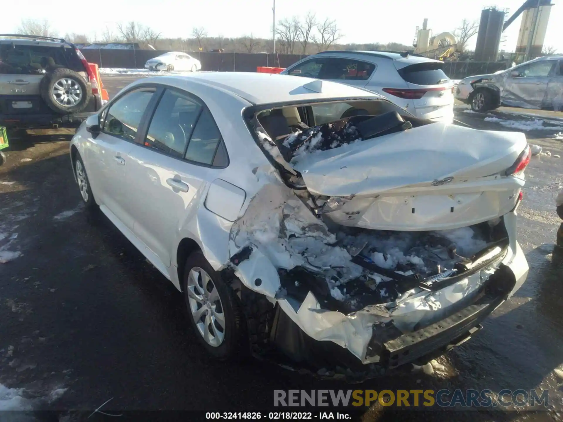 3 Photograph of a damaged car JTDEPMAE4MJ129958 TOYOTA COROLLA 2021