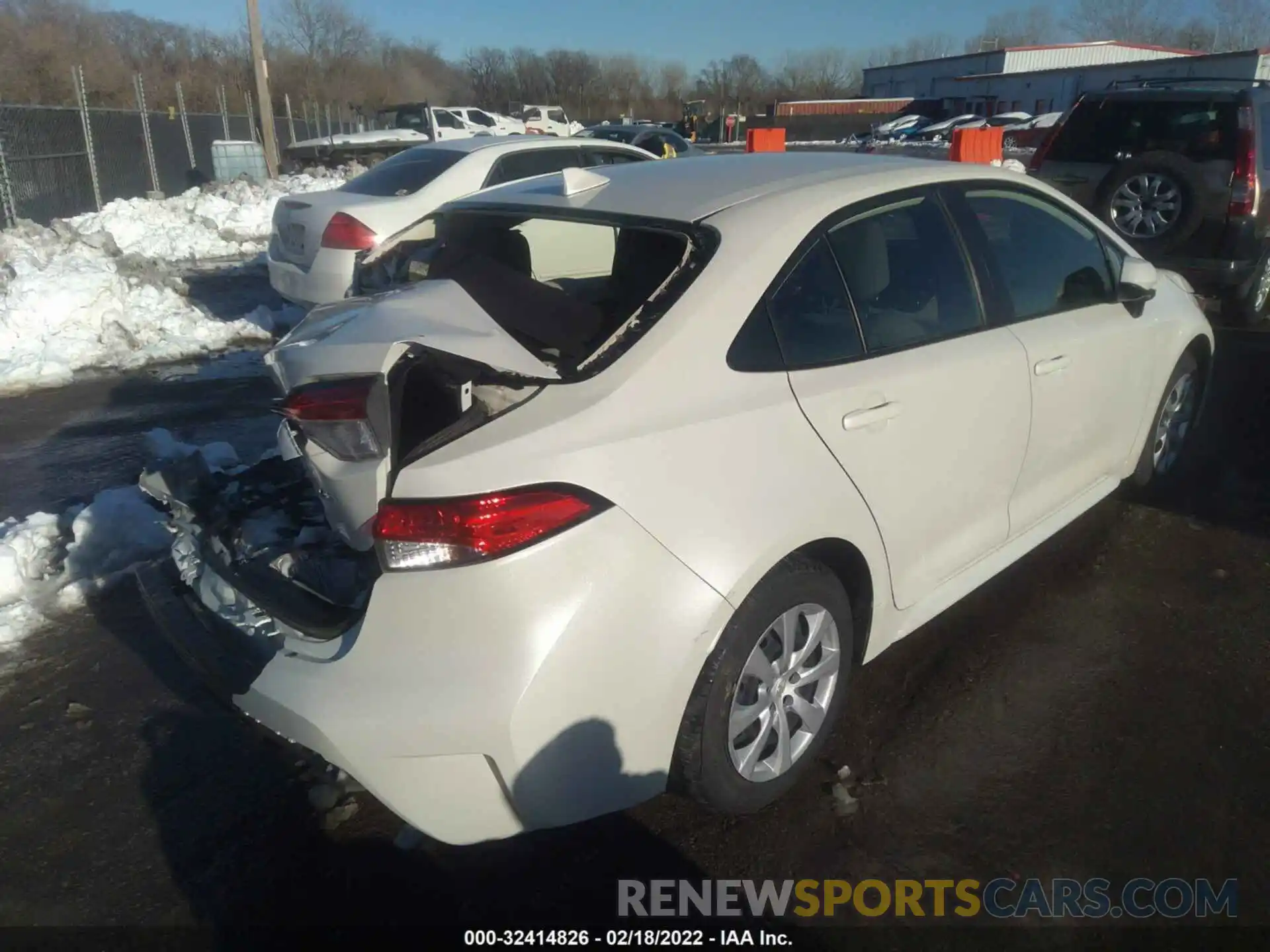 4 Photograph of a damaged car JTDEPMAE4MJ129958 TOYOTA COROLLA 2021