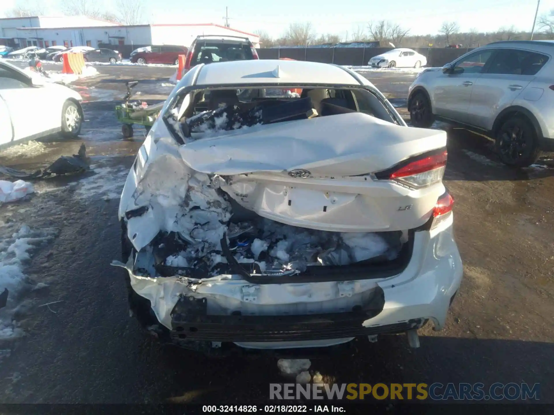 6 Photograph of a damaged car JTDEPMAE4MJ129958 TOYOTA COROLLA 2021