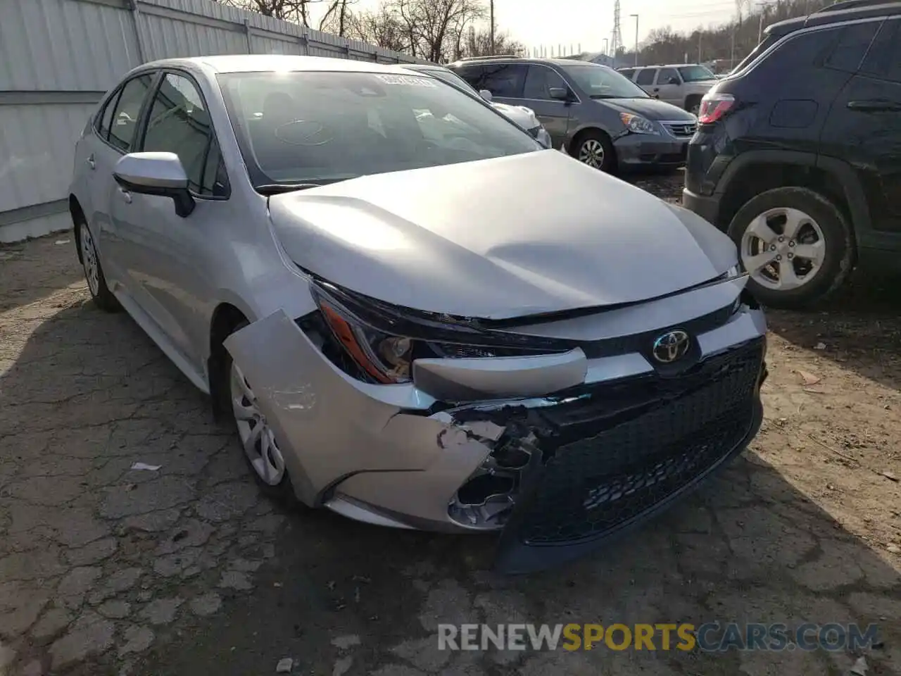 9 Photograph of a damaged car JTDEPMAE4MJ130446 TOYOTA COROLLA 2021