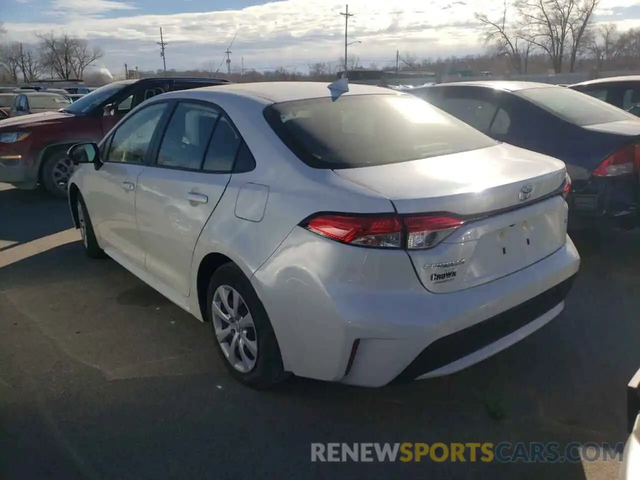 3 Photograph of a damaged car JTDEPMAE4MJ130463 TOYOTA COROLLA 2021