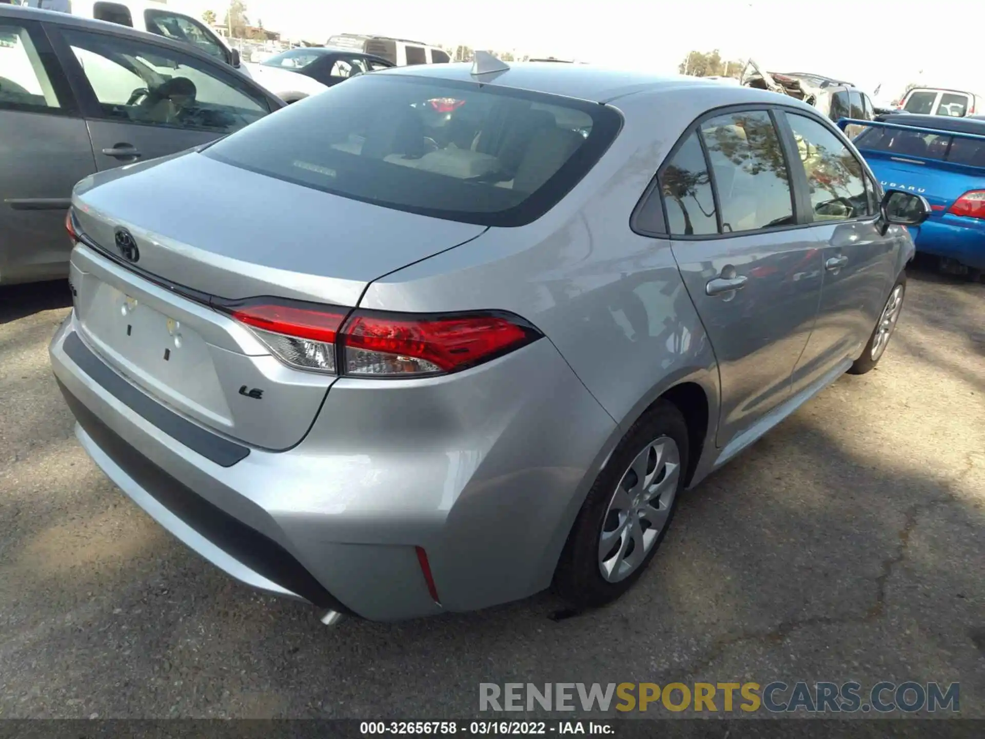 4 Photograph of a damaged car JTDEPMAE4MJ130642 TOYOTA COROLLA 2021