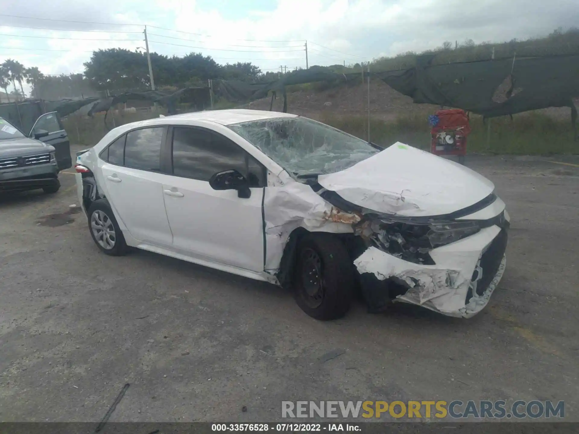 1 Photograph of a damaged car JTDEPMAE4MJ131693 TOYOTA COROLLA 2021