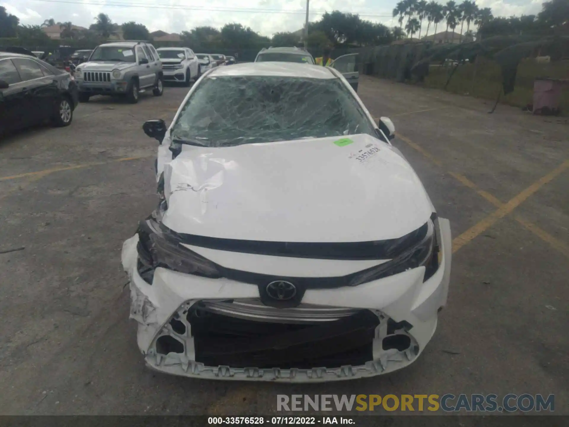 6 Photograph of a damaged car JTDEPMAE4MJ131693 TOYOTA COROLLA 2021